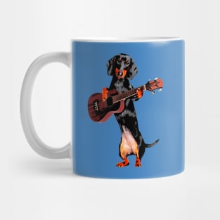 Ukulele Weenie Dog Mug